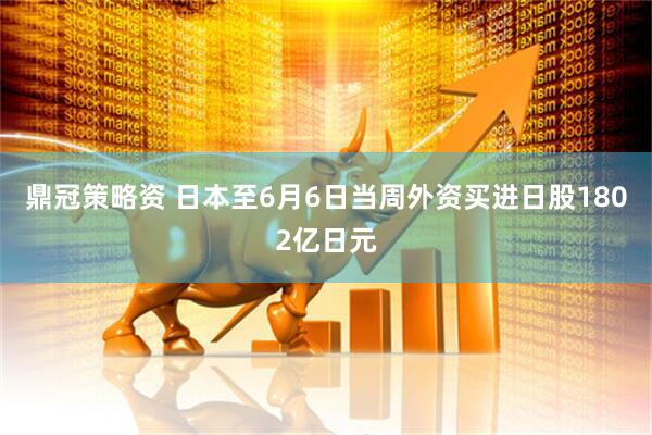 鼎冠策略资 日本至6月6日当周外资买进日股1802亿日元