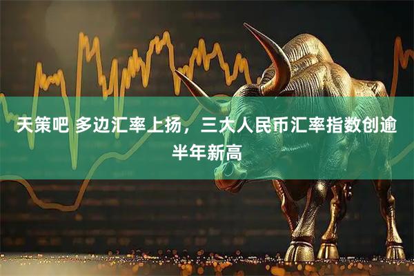 天策吧 多边汇率上扬，三大人民币汇率指数创逾半年新高