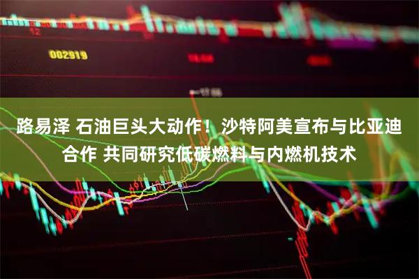 路易泽 石油巨头大动作！沙特阿美宣布与比亚迪合作 共同研究低碳燃料与内燃机技术