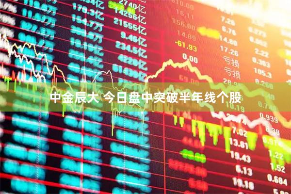 中金辰大 今日盘中突破半年线个股