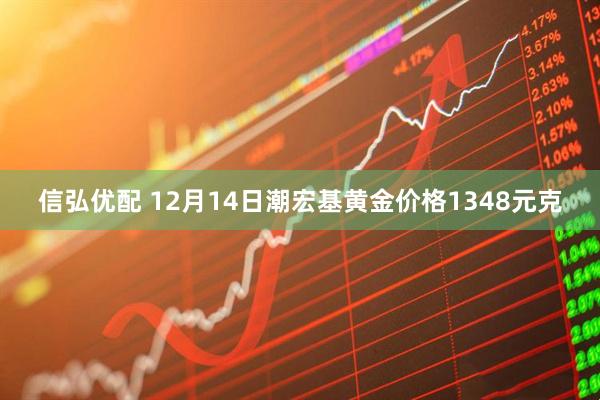 信弘优配 12月14日潮宏基黄金价格1348元克